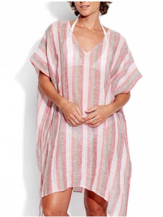 Seafolly Other - SEAFOLLY Lightweight Striped Beach Cover-Up Kaftan - OS